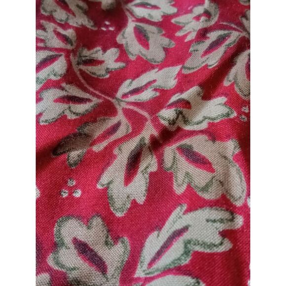 Vintage Norton McNaughton Petites Leafy Floral Print Sleeveless Dress Women's 8 - Picture 9 of 12